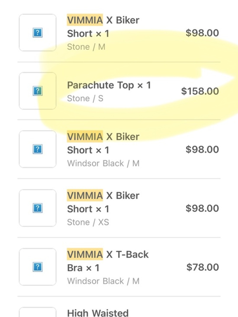 CRK X VIMMIA Parachute Top in Stone